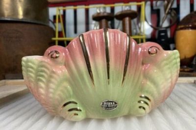 diana ware lustre shell vase diana ware lustre shell vase